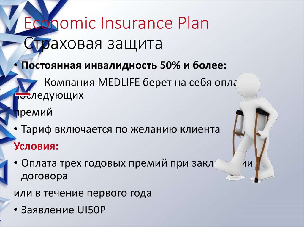 Economic Insurance Plan Страховая защита