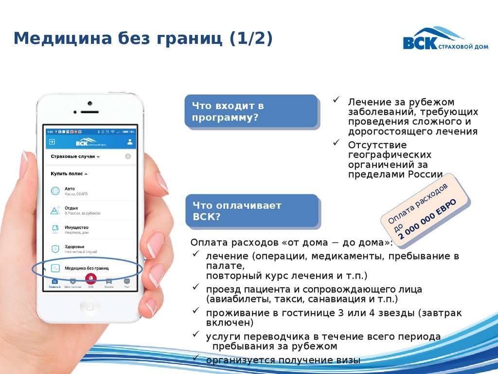 Приложение ВСК Страхование: привилегированный инновационный сервис -  презентация онлайн