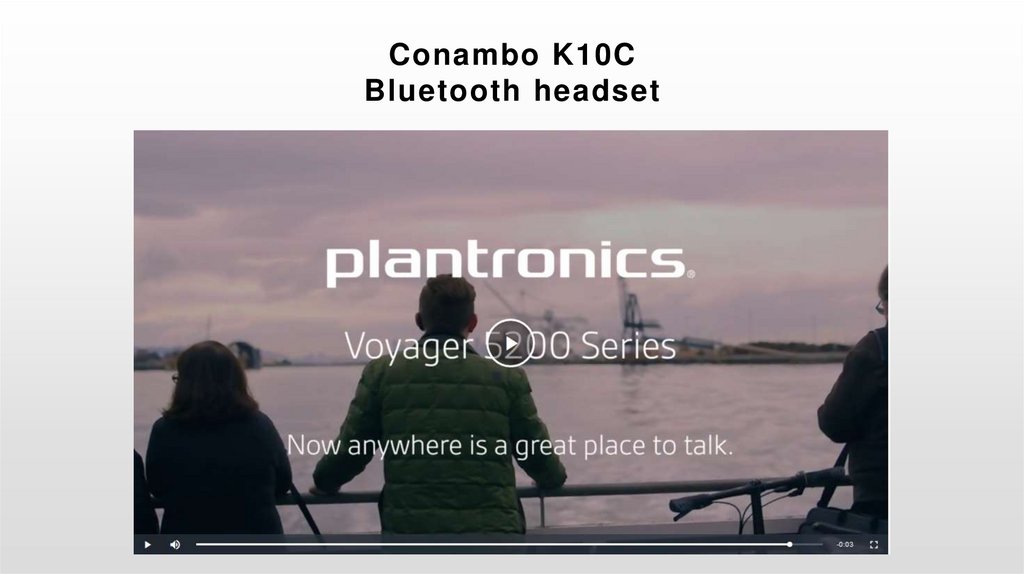 Conambo K10C Bluetooth headset