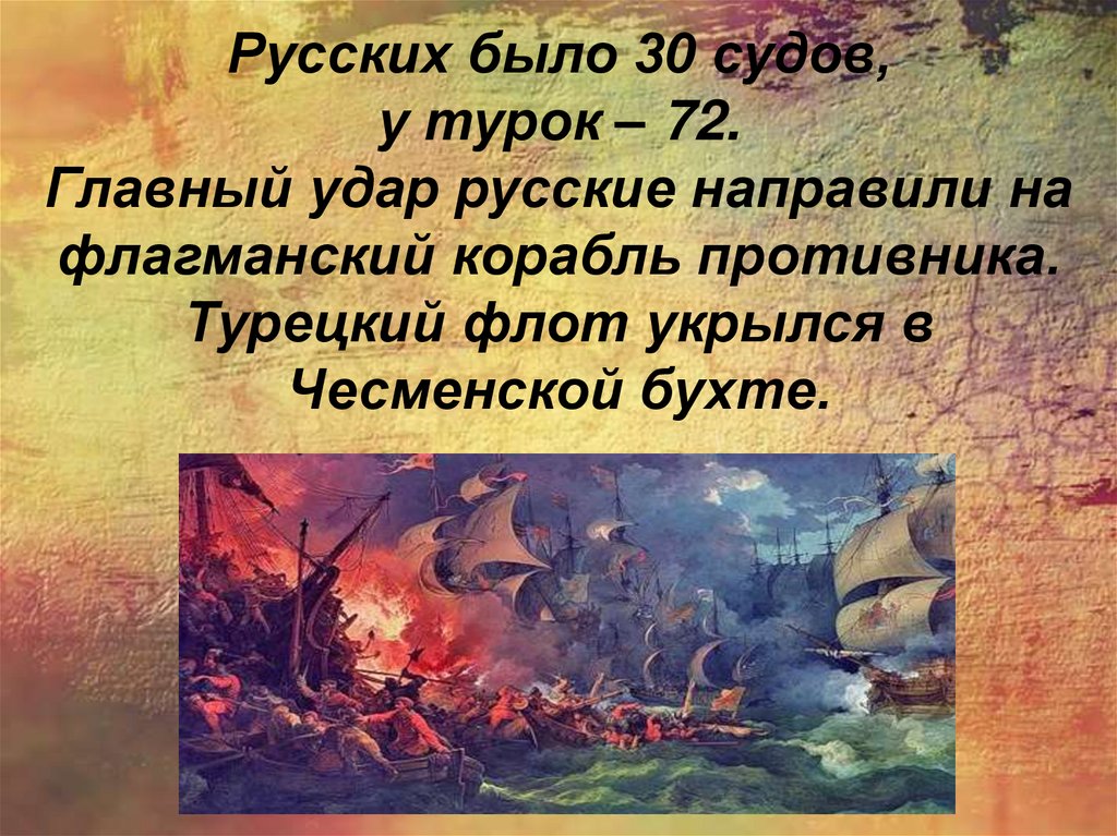 День победы над турецким флотом. Чесменский бой Спиридов. Чесменский бой полководец. Сражение в Чесменской бухте. Чесменское сражение презентация.