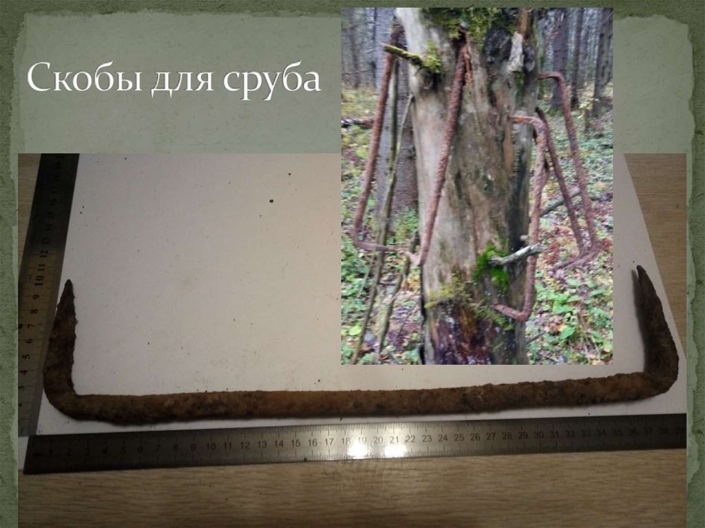 Скобы для сруба