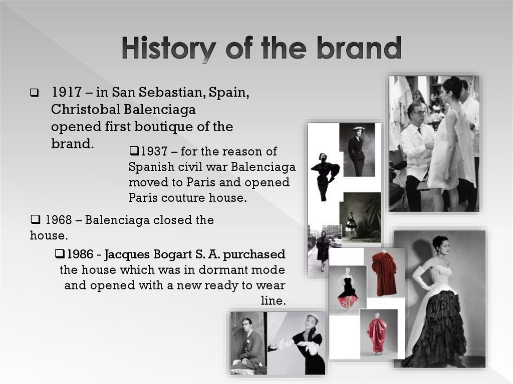 balenciaga brand history