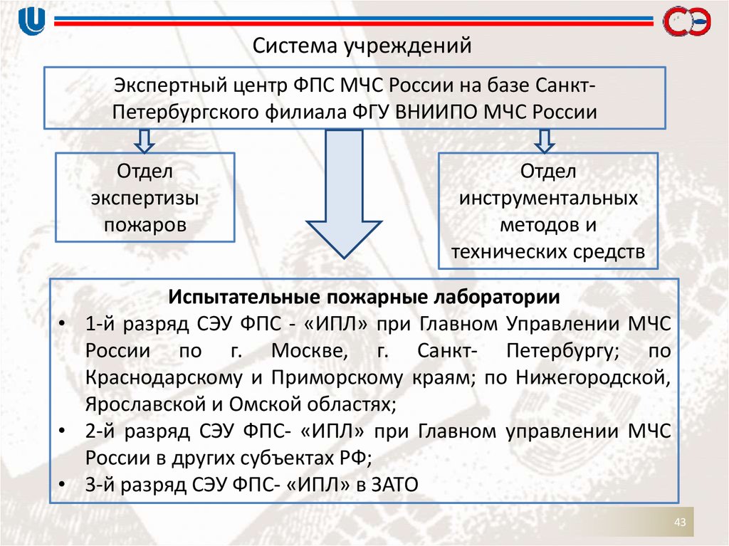 Функции экспертных учреждений