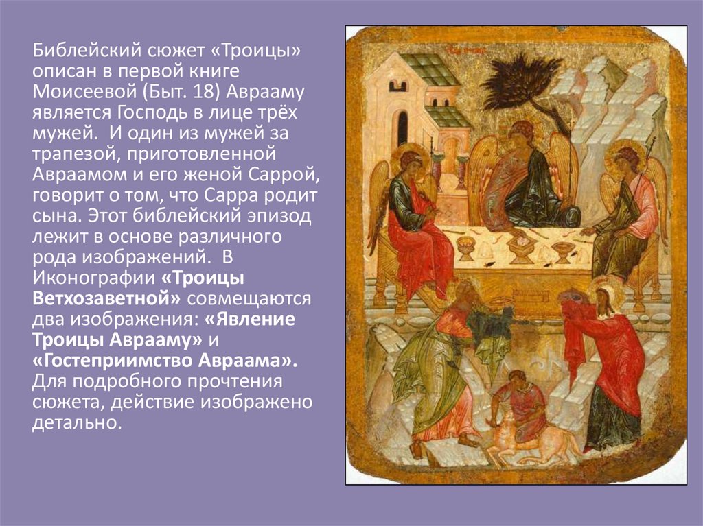 Икона Святой Троицы: значение, история создания образа Андреем Рублевым, описание святыни