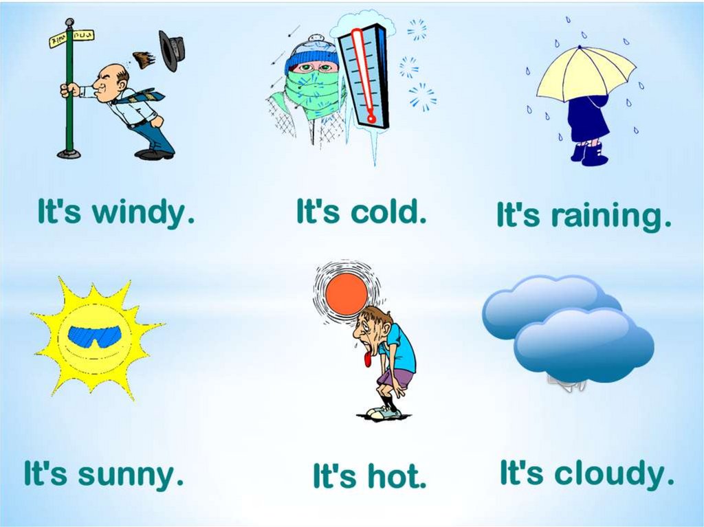 Is it raining ответ. Карточки weather для детей. Погода на английском для детей. Погода на английском картинки. Weather для детей на английском.