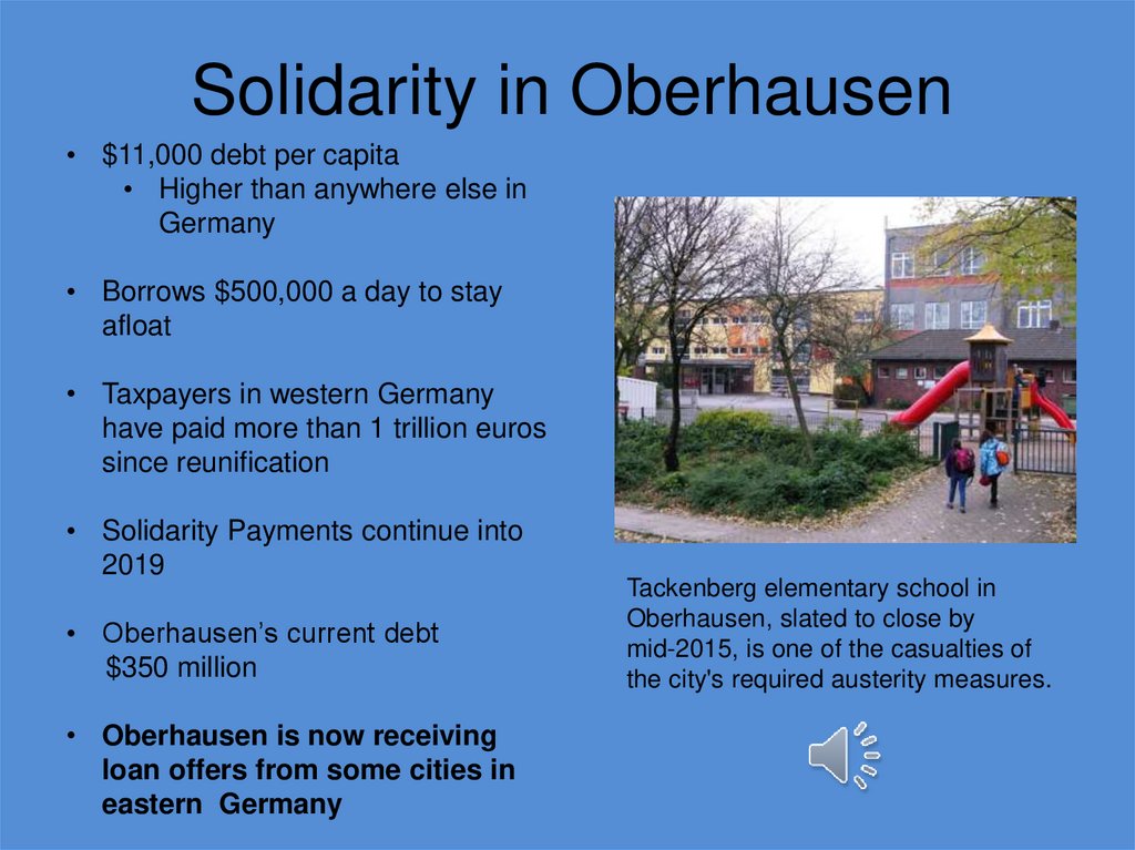 Solidarity in Oberhausen