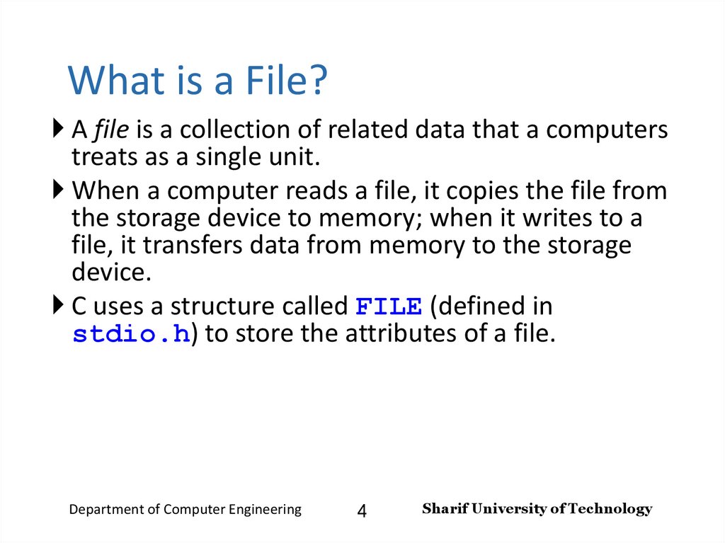 What is a File?