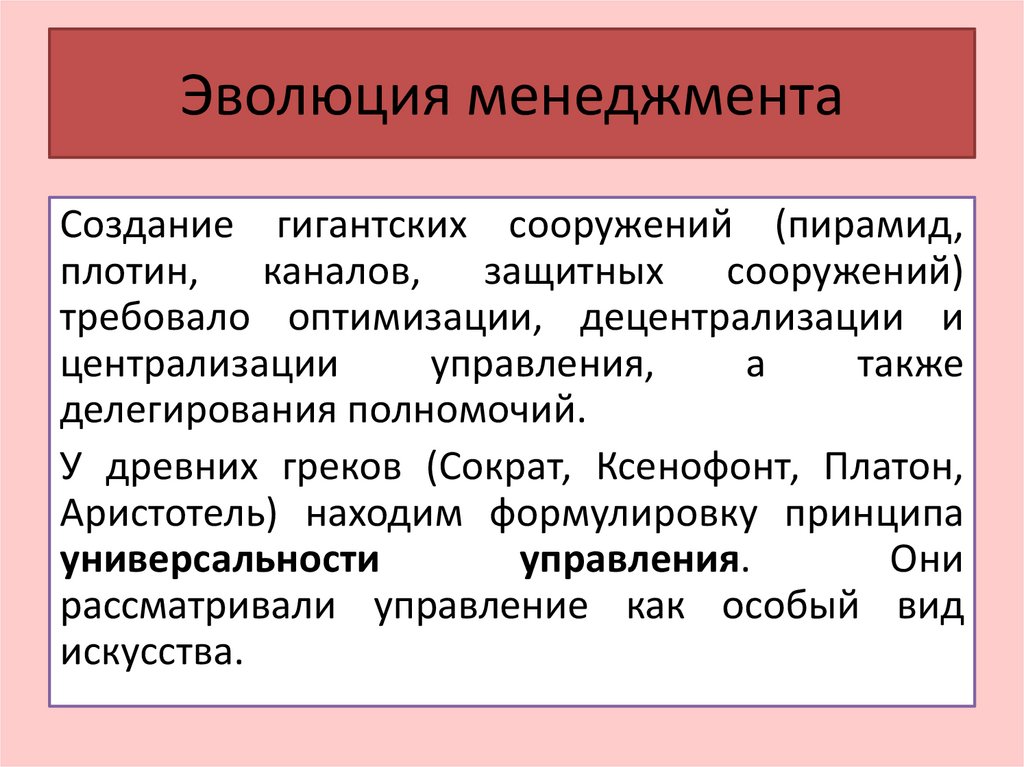 Развитие менеджмента. Эволюция менеджмента кратко. Эволюция менеджера. Создание менеджмента. Назовите факторы эволюции менеджмента.