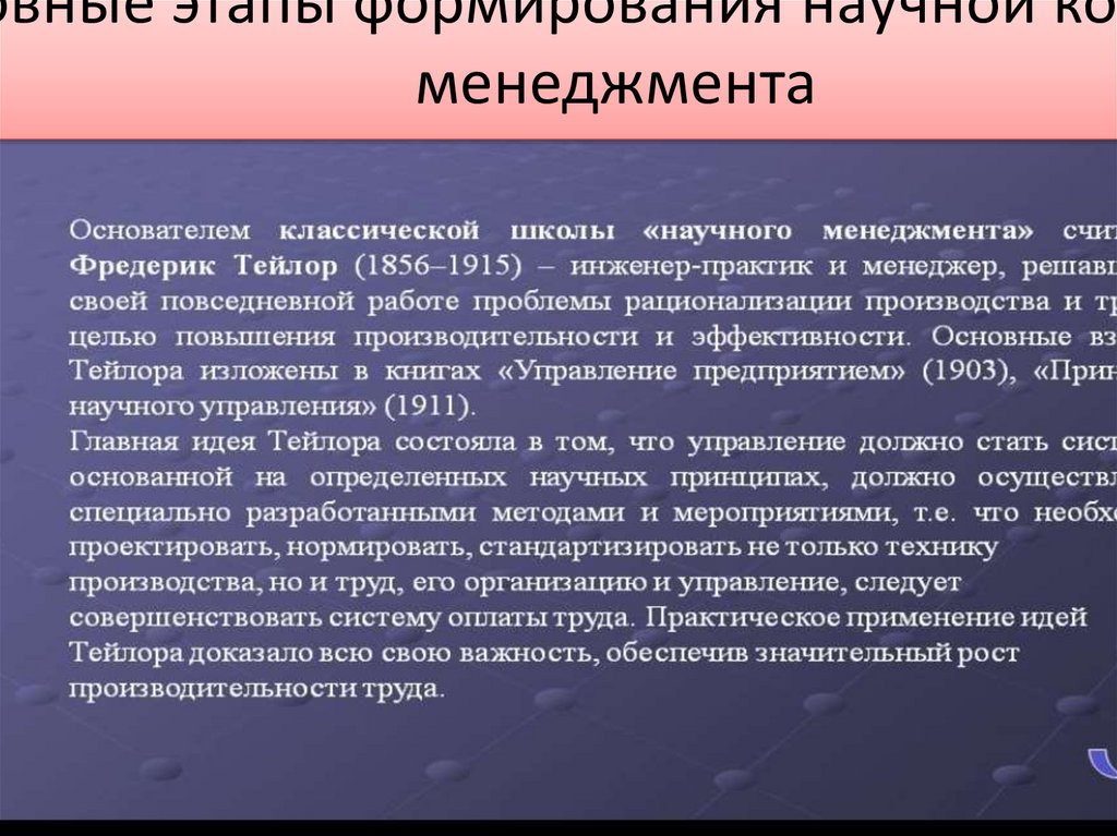 Менеджмент основное. Основоположники менеджмента качества. Порядок установленный родоначальником менеджмента.