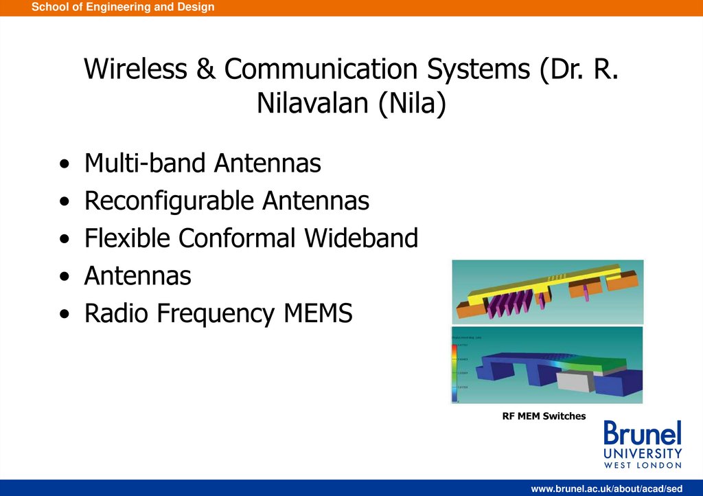 Wireless & Communication Systems (Dr. R. Nilavalan (Nila)