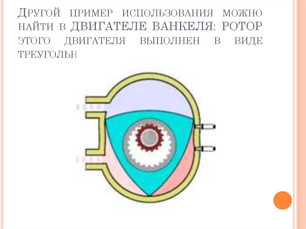 Схема роторного двигателя