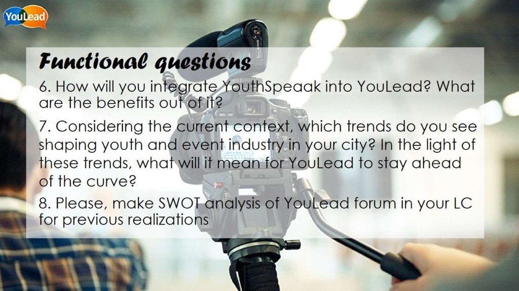 Functional questions