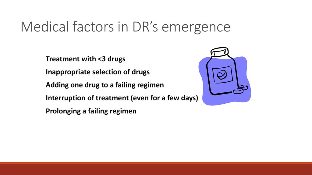 Medical factors in DR’s emergence