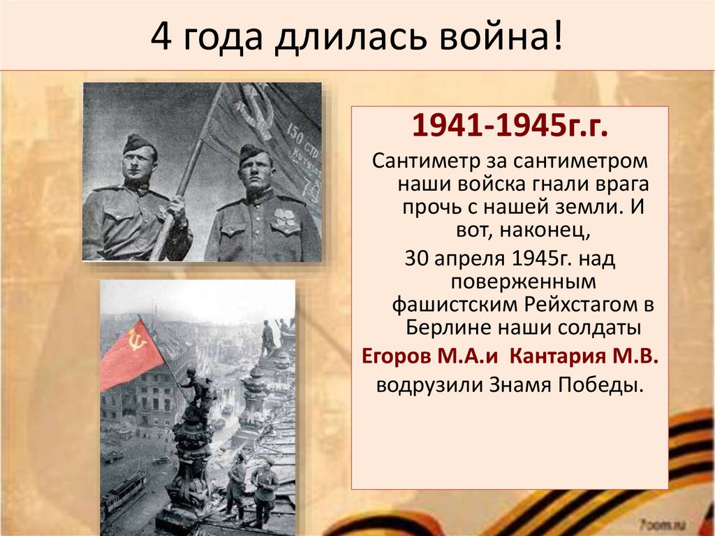 Сколько лет прошло с этого события. История Великой Отечественной войны. Начало второй мировой войны 1941-1945.