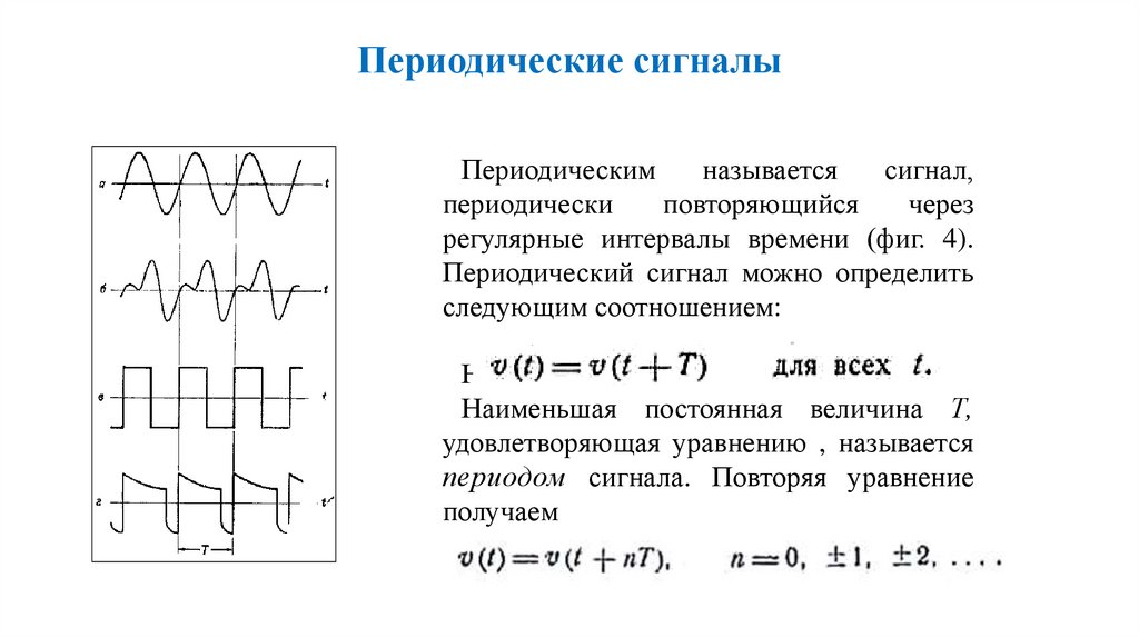 Периодический вид. Основные параметры периодического сигнала. Форма периодического сигнала и его спектр. Периодический сигнал пример. Периодический импульсный сигнал.
