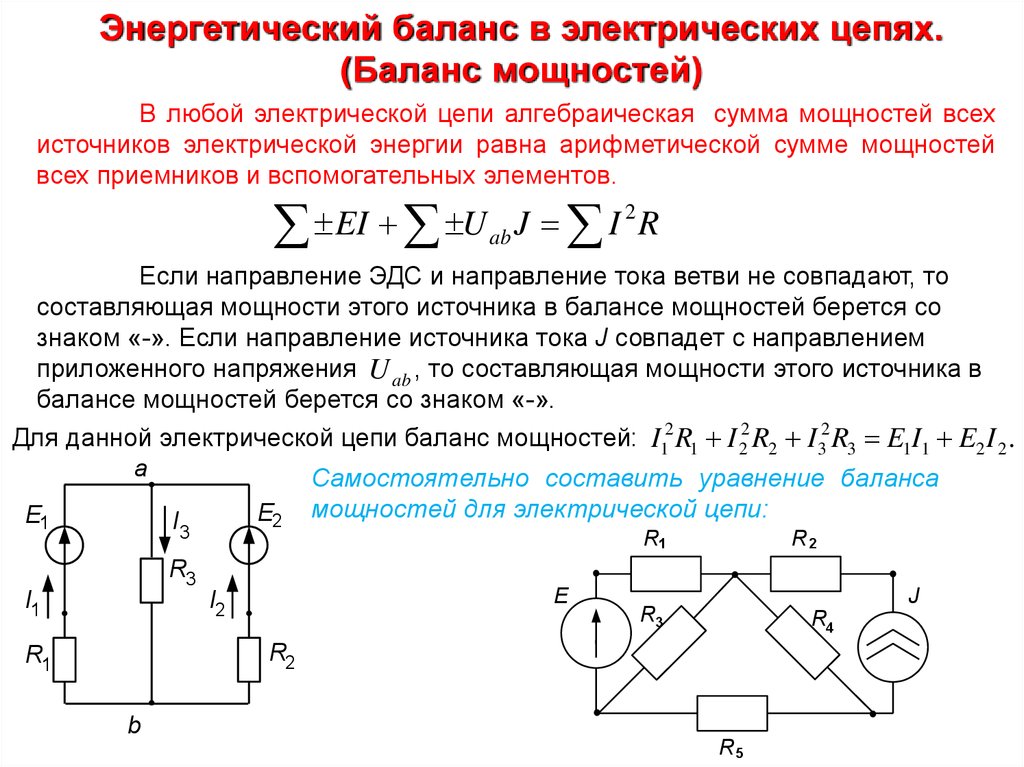 Схема измерения эдс