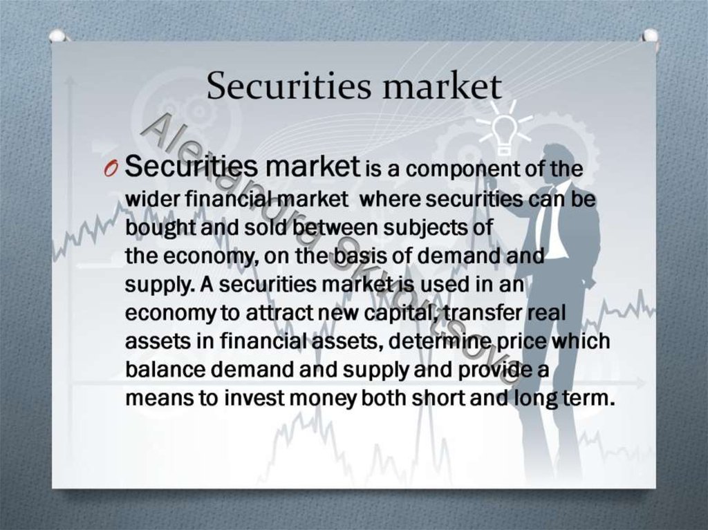 Securities market