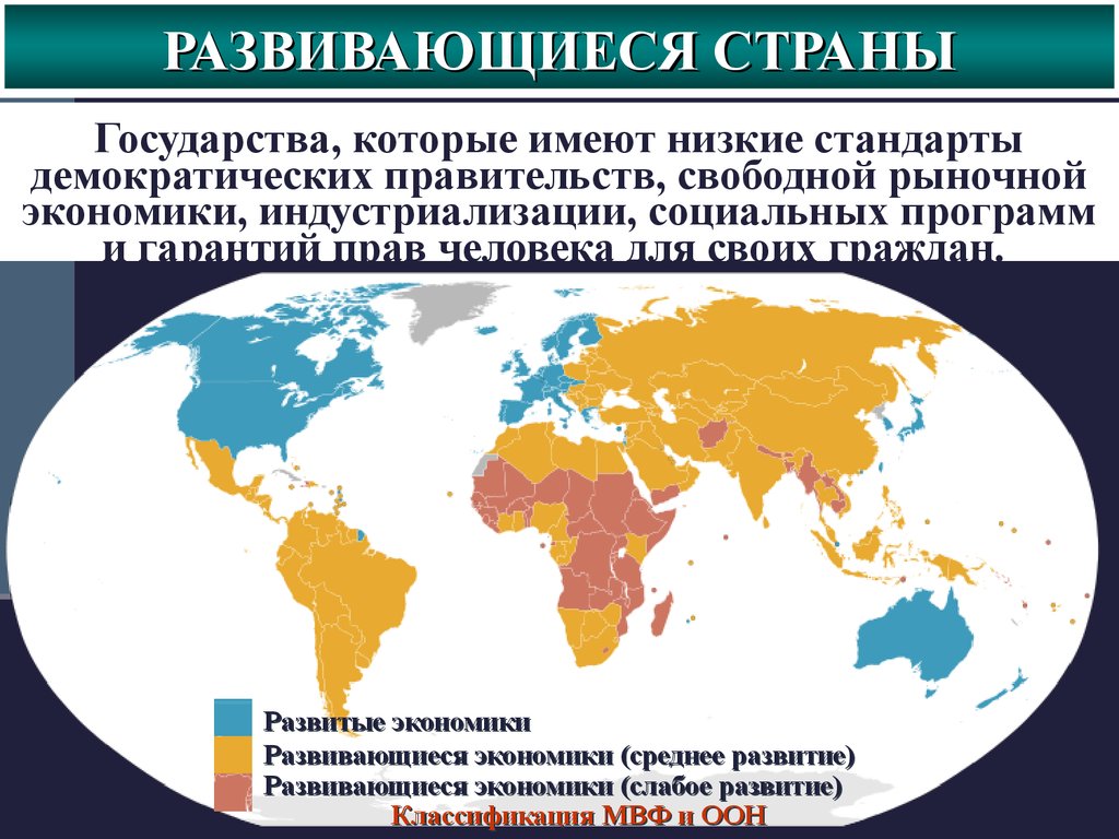 Страны первого второго и третьего мира карта