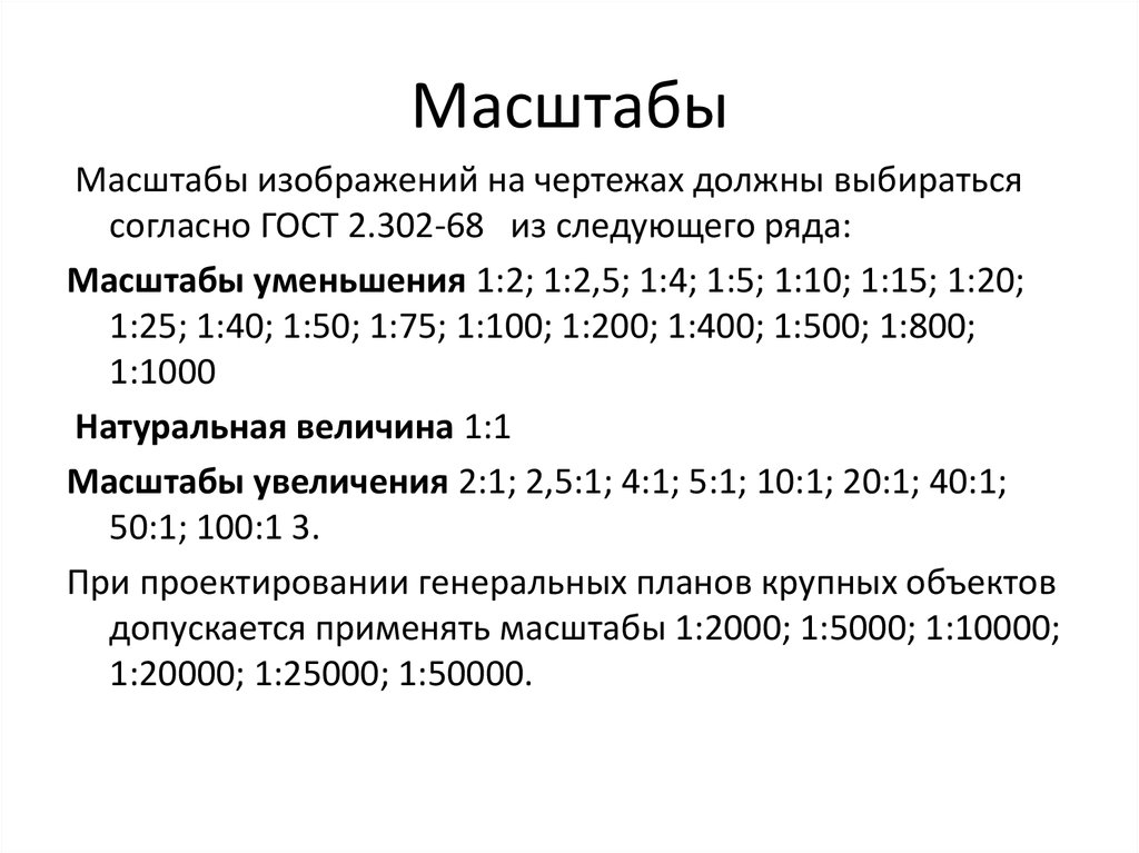 Какой масштаб изображений. Масштабы уменьшения чертежей ГОСТ. ГОСТ 2.302-68 масштабы. Масштабы ГОСТ 2.302-64. Масштабы ГОСТ 2.302-68 чертеж прокладки.