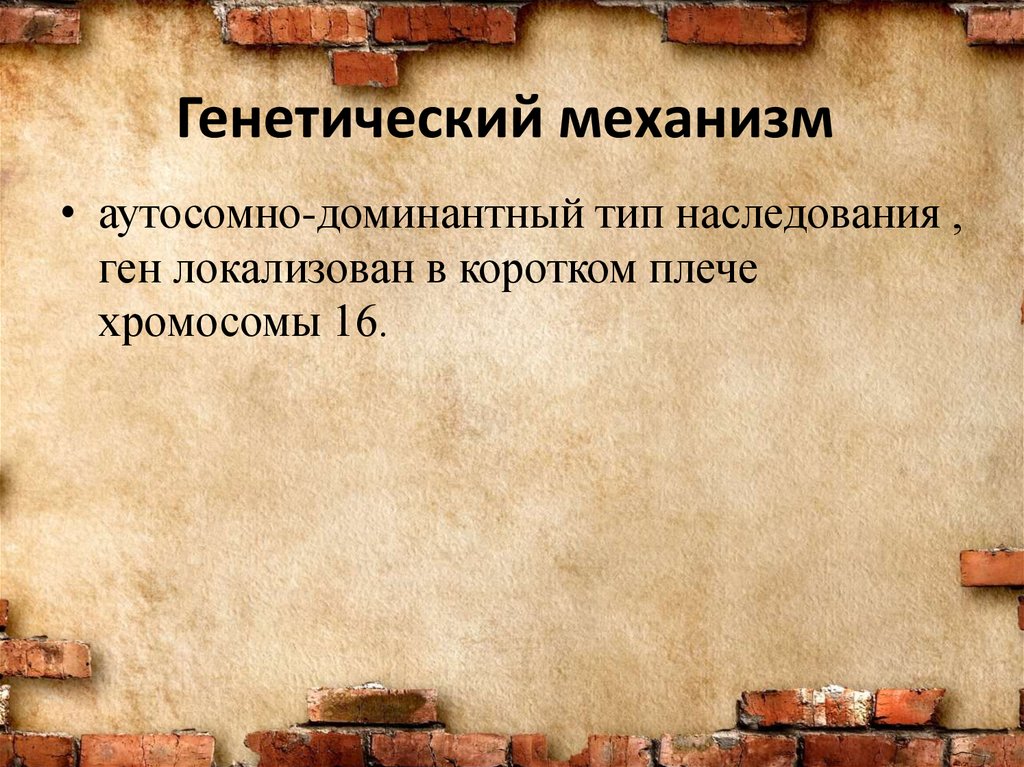 Генетический механизм