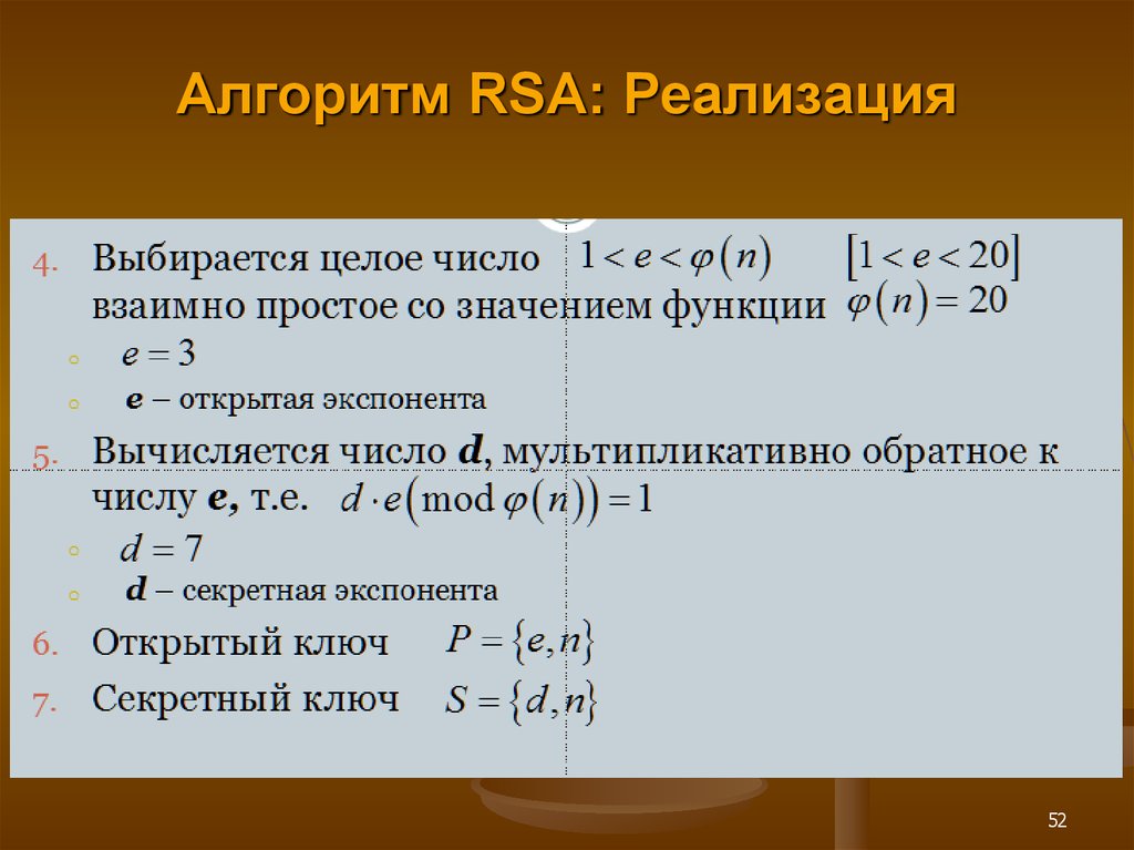 Алгоритм шифрования rsa презентация