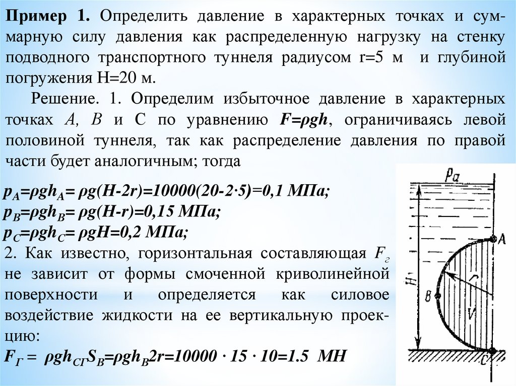 Дифференциальное уравнение гидростатики