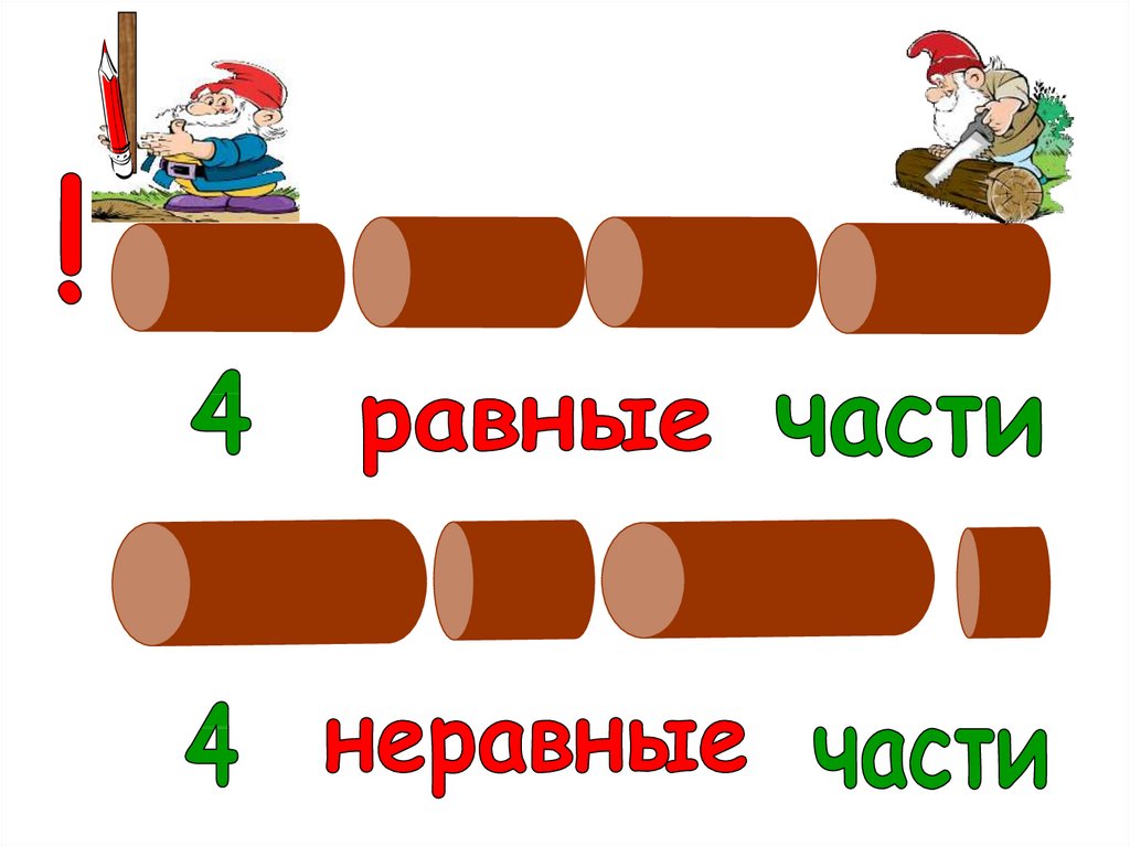 Равные части