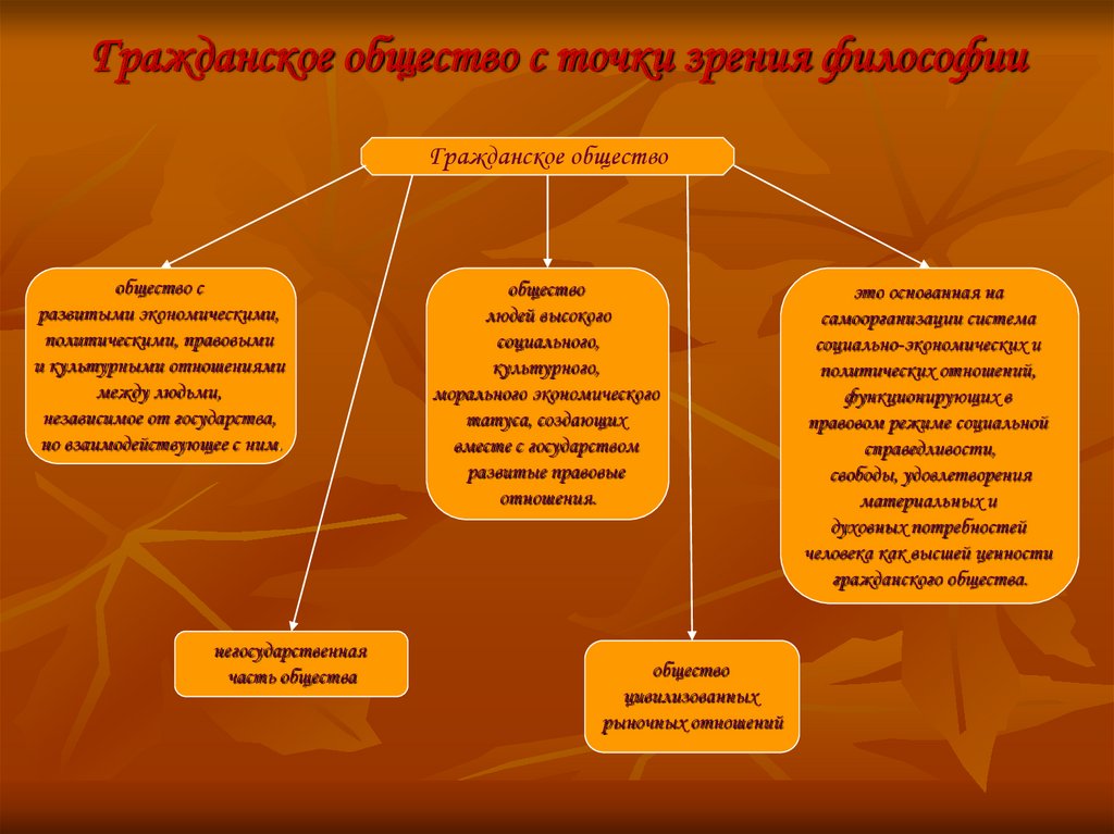 Общество с точки зрения философской науки проект