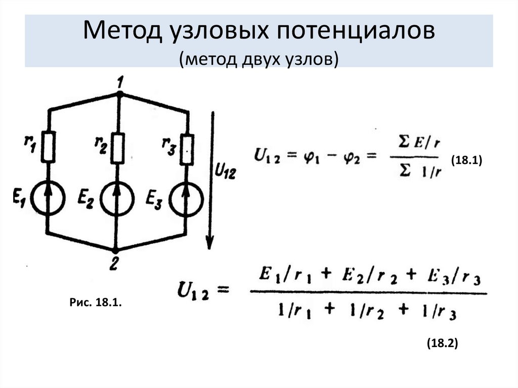 Метод узловых потенциалов