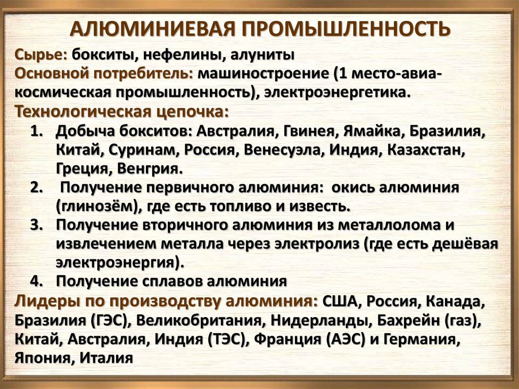 Алюминиевая промышленность ориентирована на. Алюминиевая промышленность. Алюминиевая промышленность сырье. Алюминиевая сырье алюминиевая промышленность. Алюминиевая промышленность Лидеры.