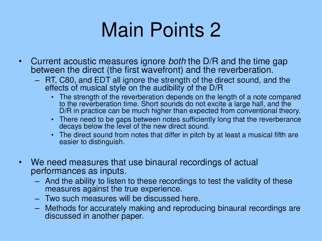 Main Points 2