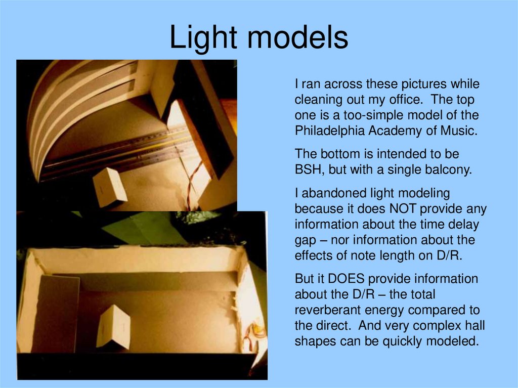 Light models