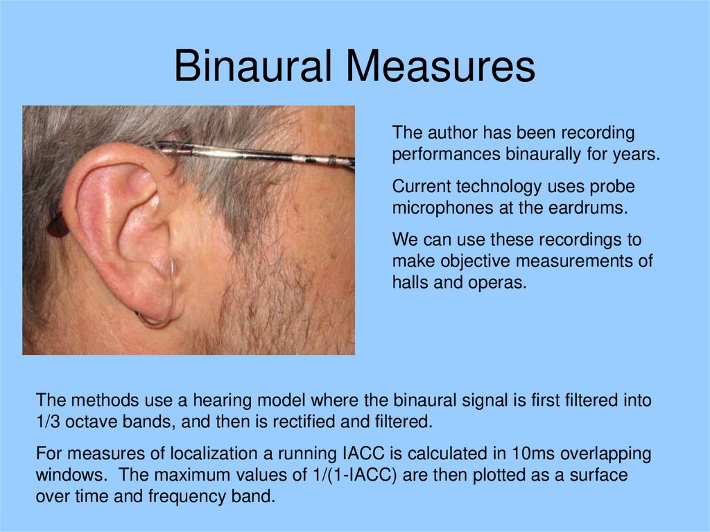 Binaural Measures