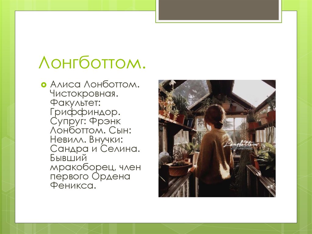 Лонгботтом.