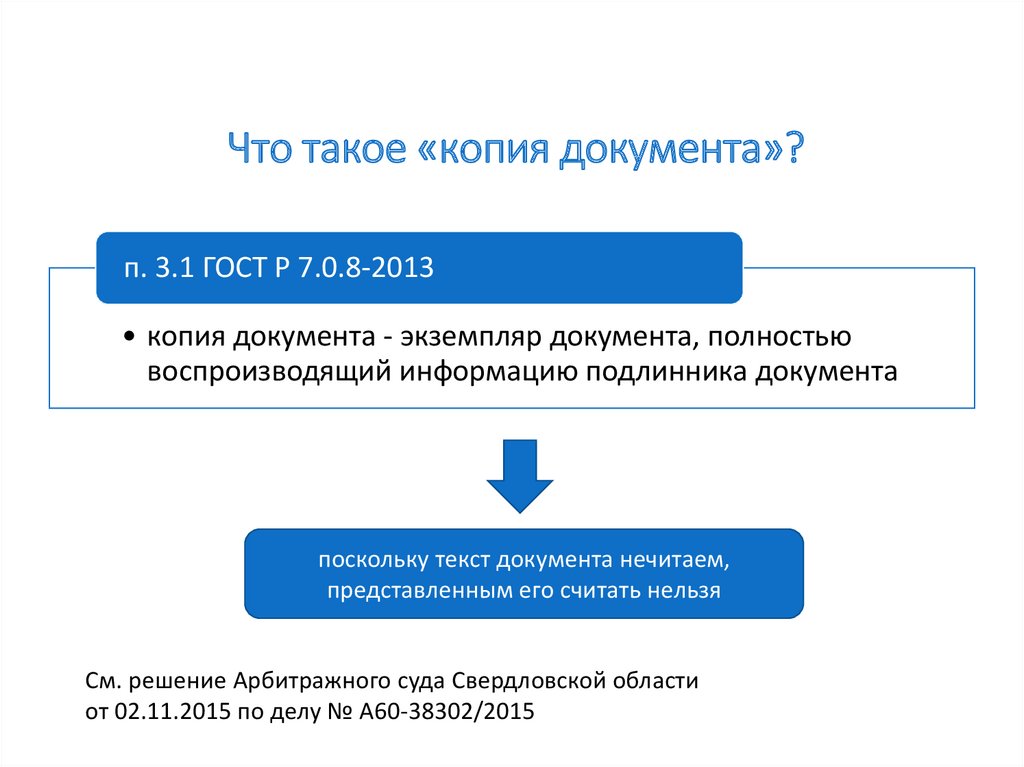 Изготовление копий документов