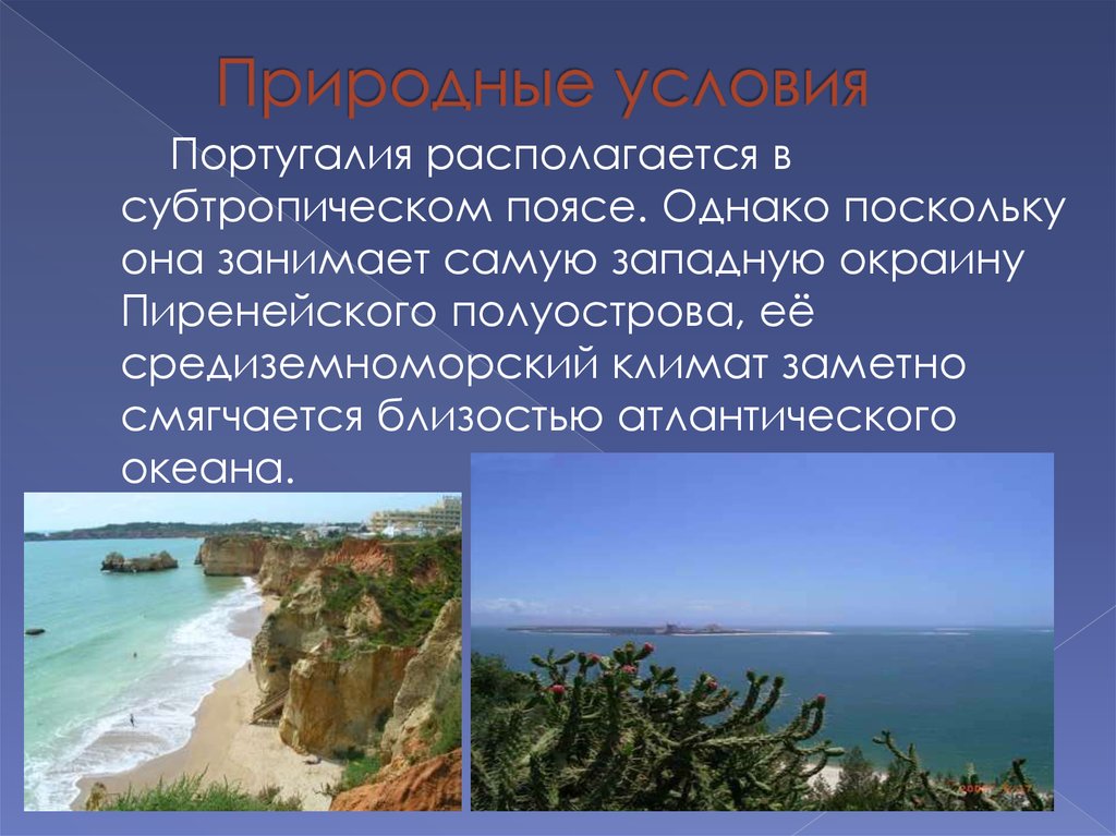 Однако поскольку. Субтропики в Португалии. Природные условия Португалии. Природные зоны Португалии. Презентация на тему Португалия.