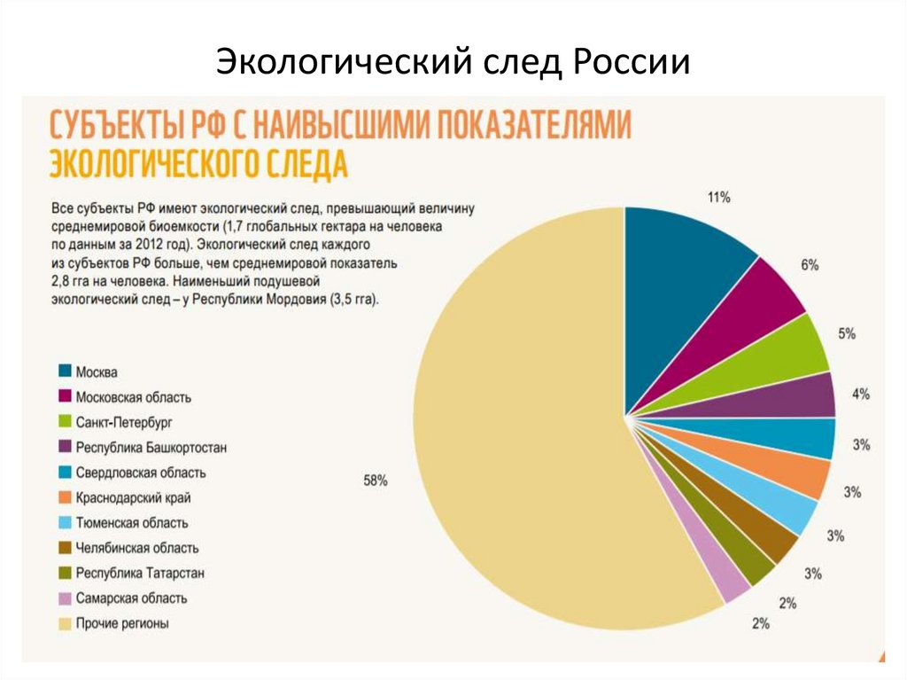 Мой экологический след проект