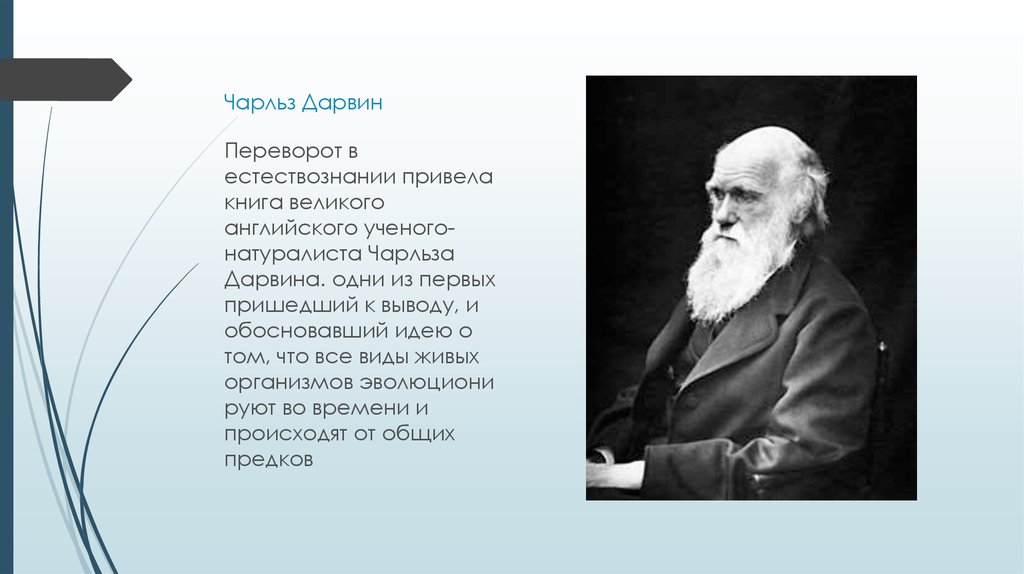 Дарвин презентация 9 класс