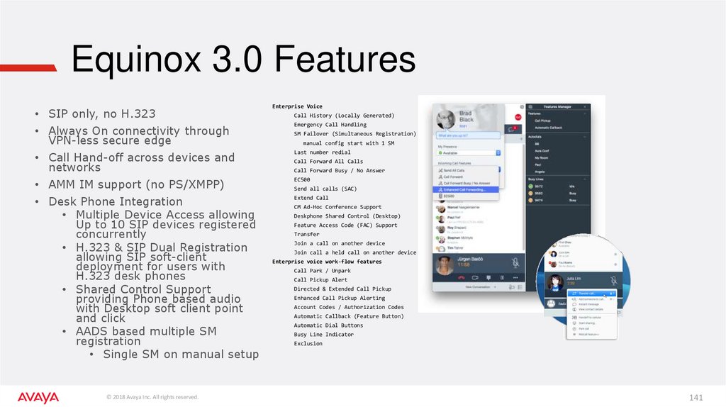 Equinox 3.0 Features