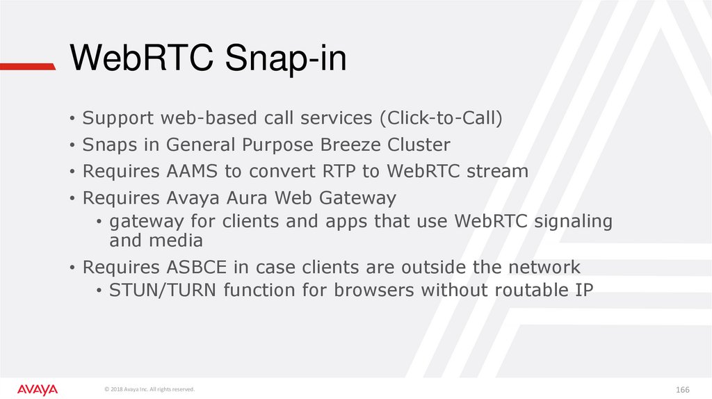 WebRTC Snap-in