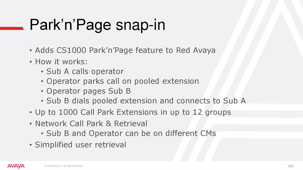 Park’n’Page snap-in