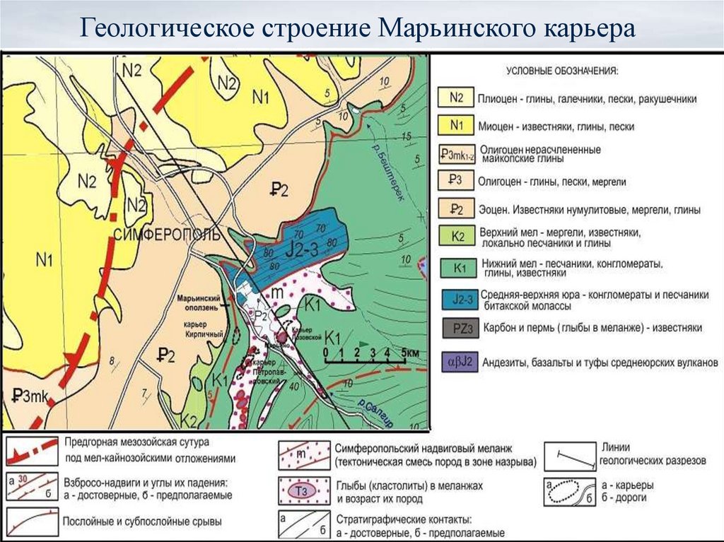 Геологическая карта керчь