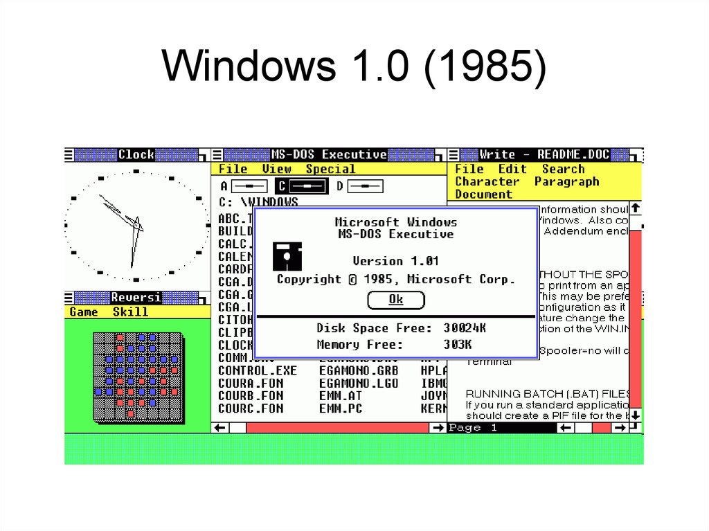 Windows 1.0 (1985)