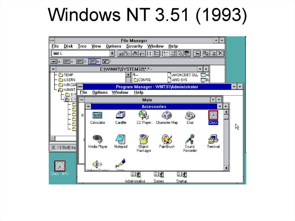 Windows NT 3.51 (1993)