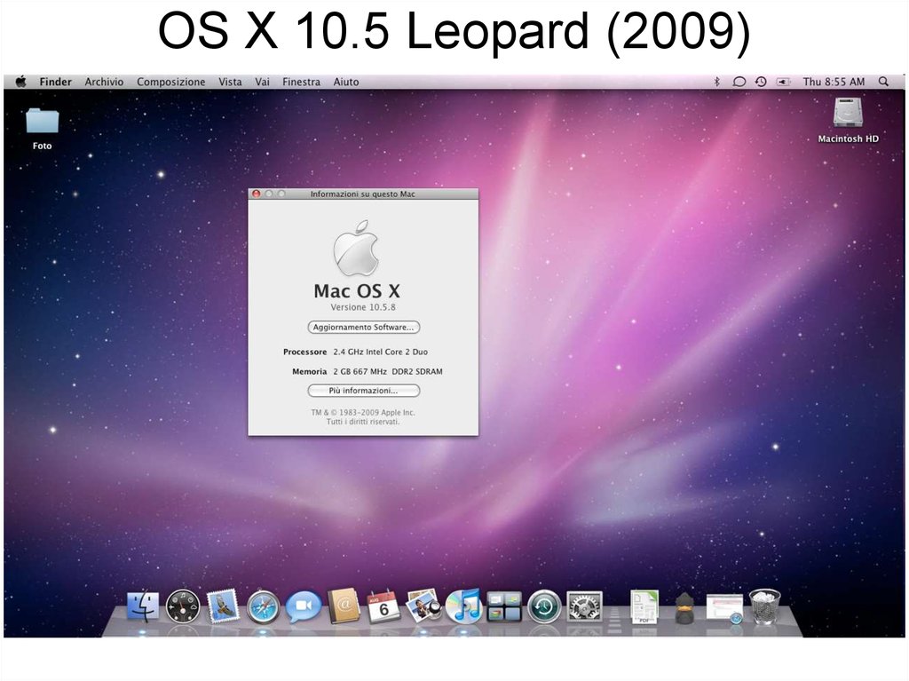 OS X 10.5 Leopard (2009)