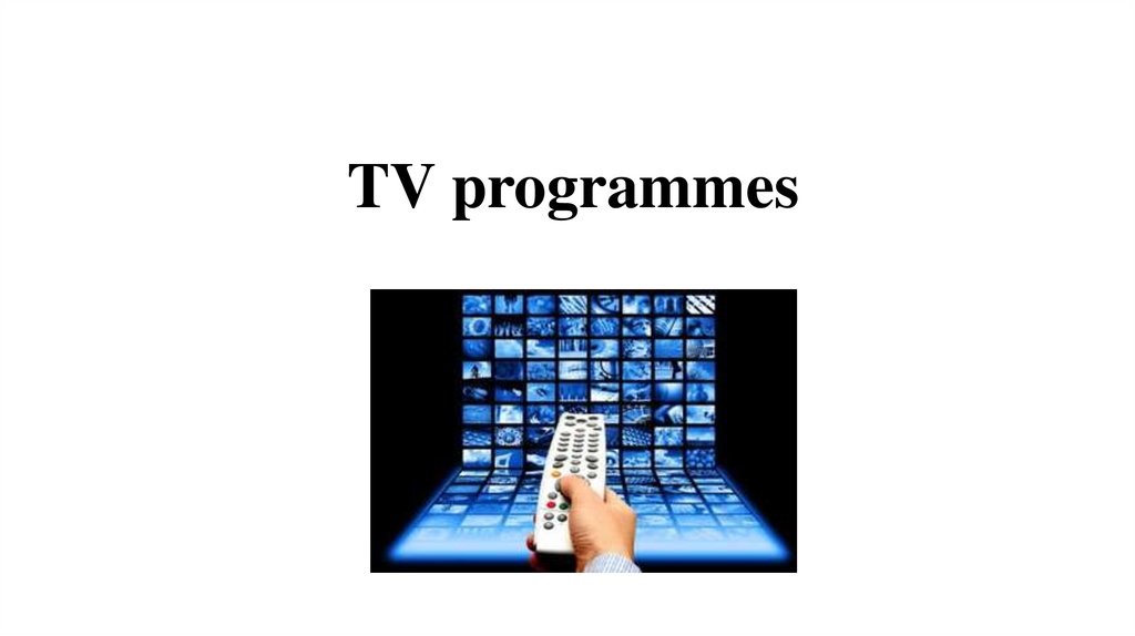 TV Programmes 