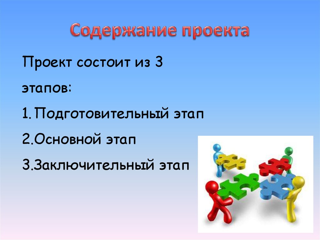 Этапы подготовительный основной заключительный. Заключительный этап проекта. Подготовительный этап основной этап заключительный этап. Из чего состоит проект.