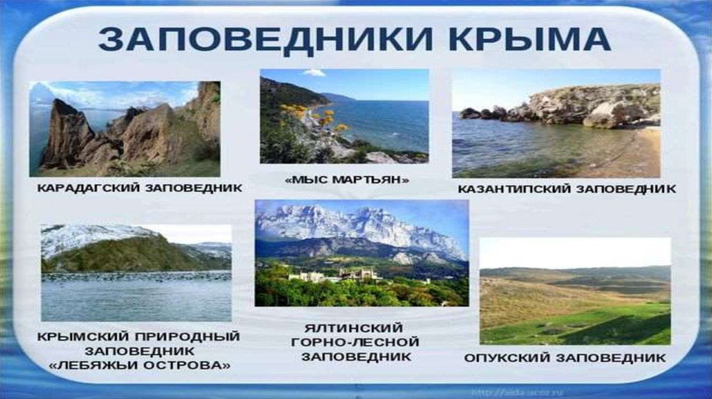 Карта оопт крыма