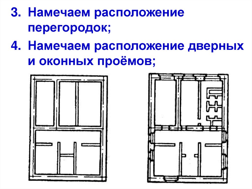 Отклонения оконных проемов