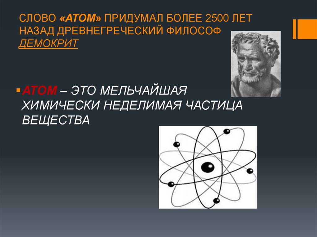Основные сведения о строении атома - презентация онлайн